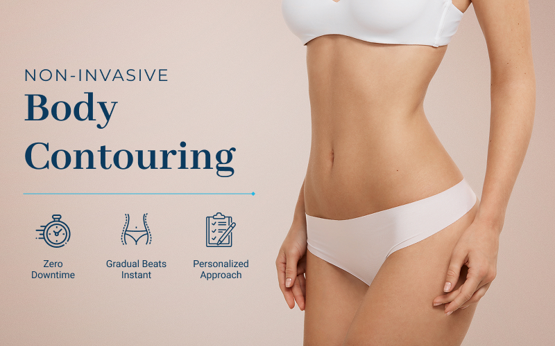 slender woman torso in white underwear