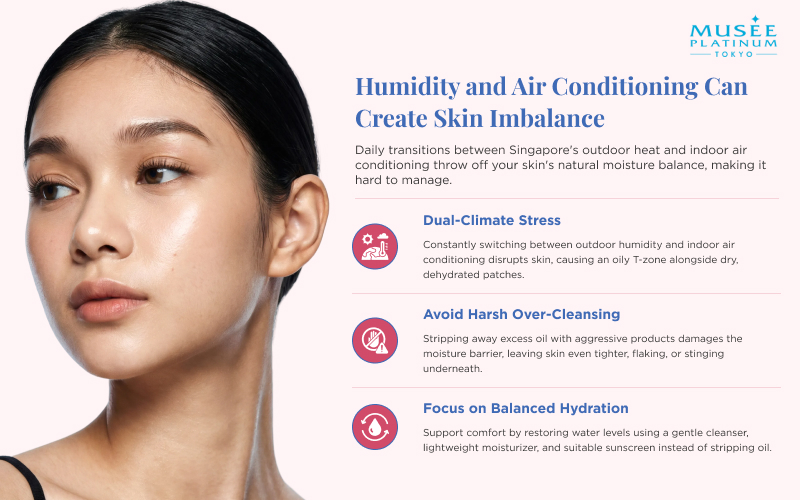 humidity and air conditioning can create skin imbalance