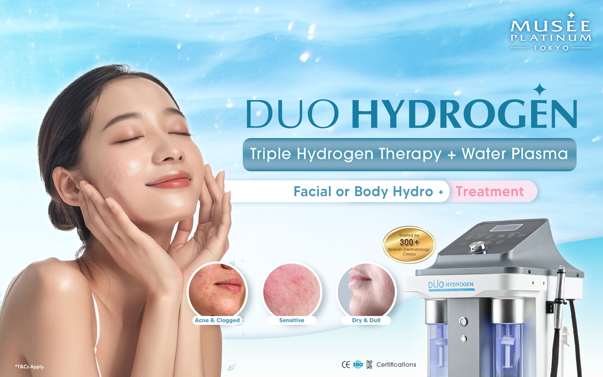 Duo Hydrogen Facial Body Treatment